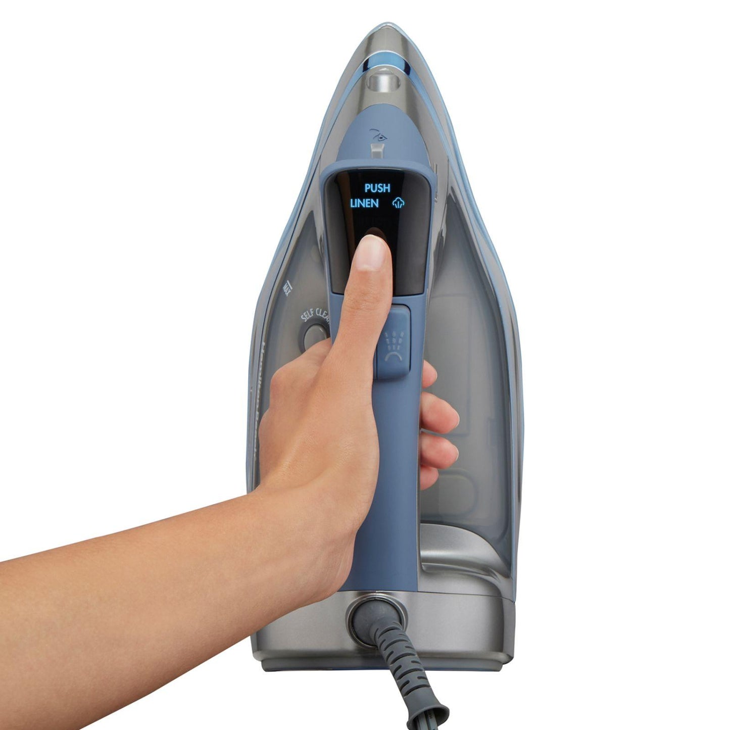 Plancha de Vapor Hamilton Beach Durathon Azul 19910