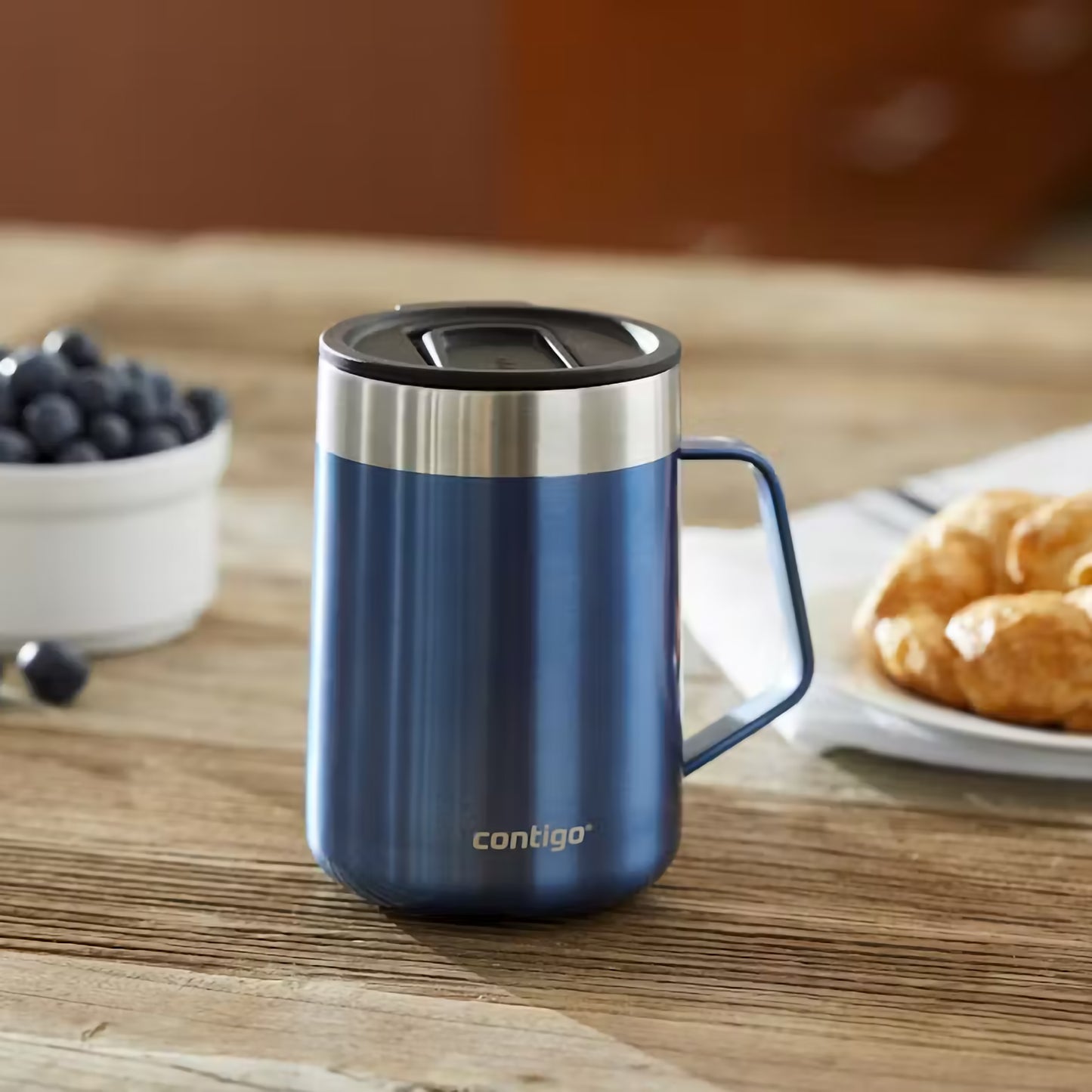 Termo Contigo Acero Inoxidable 414ml Streeterville Azul 2205527