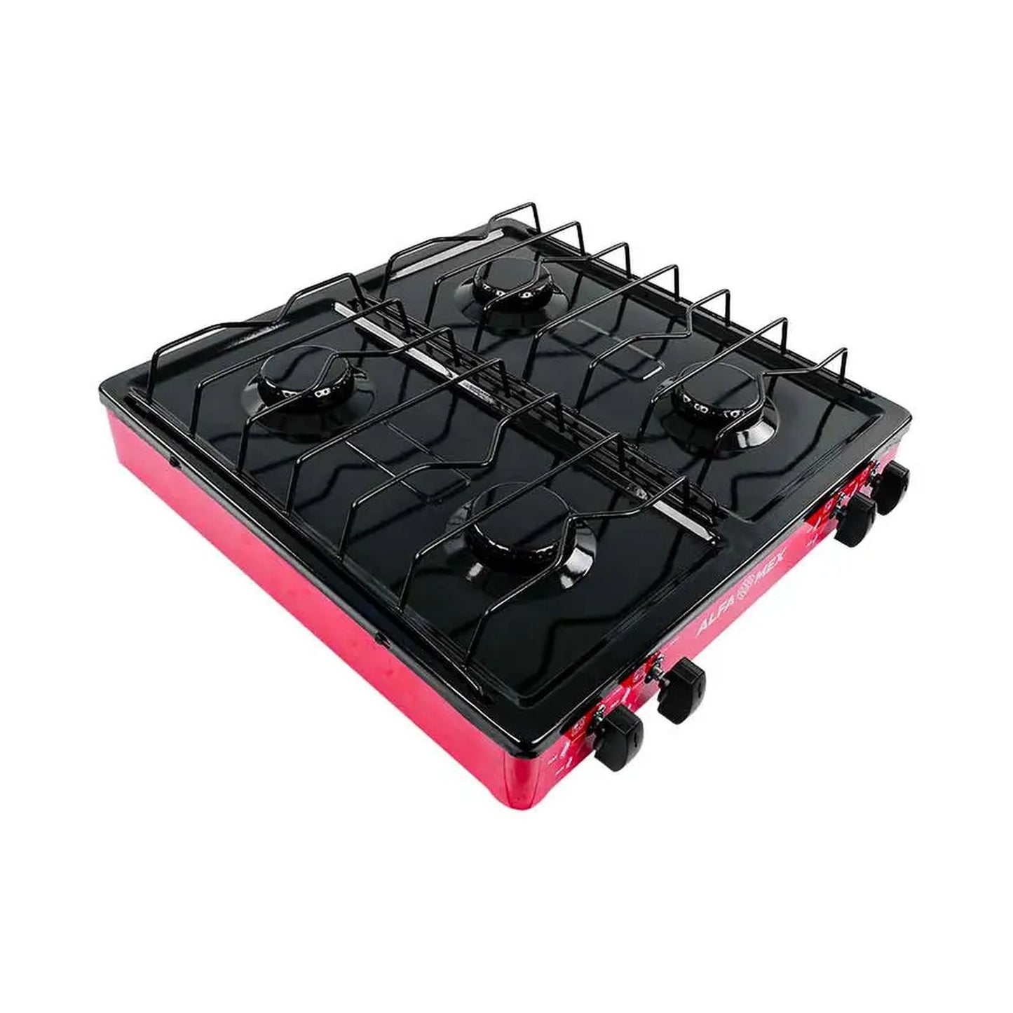 Parrilla de Gas Alfamex 4 Quemadores Roja 311
