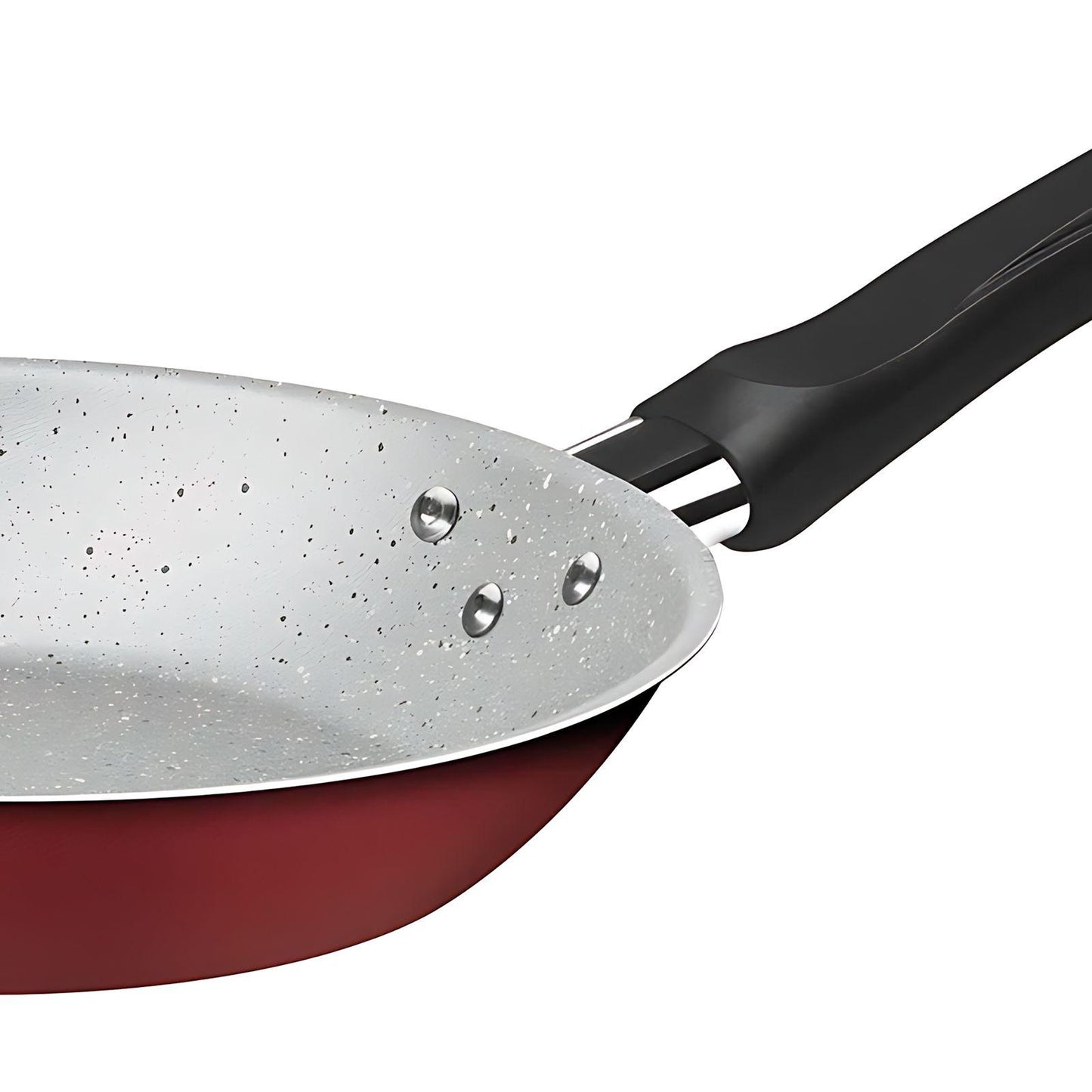 Juego de Sartenes Tramontina Caribe 20cm 24cm y 28cm Rojo 32200410