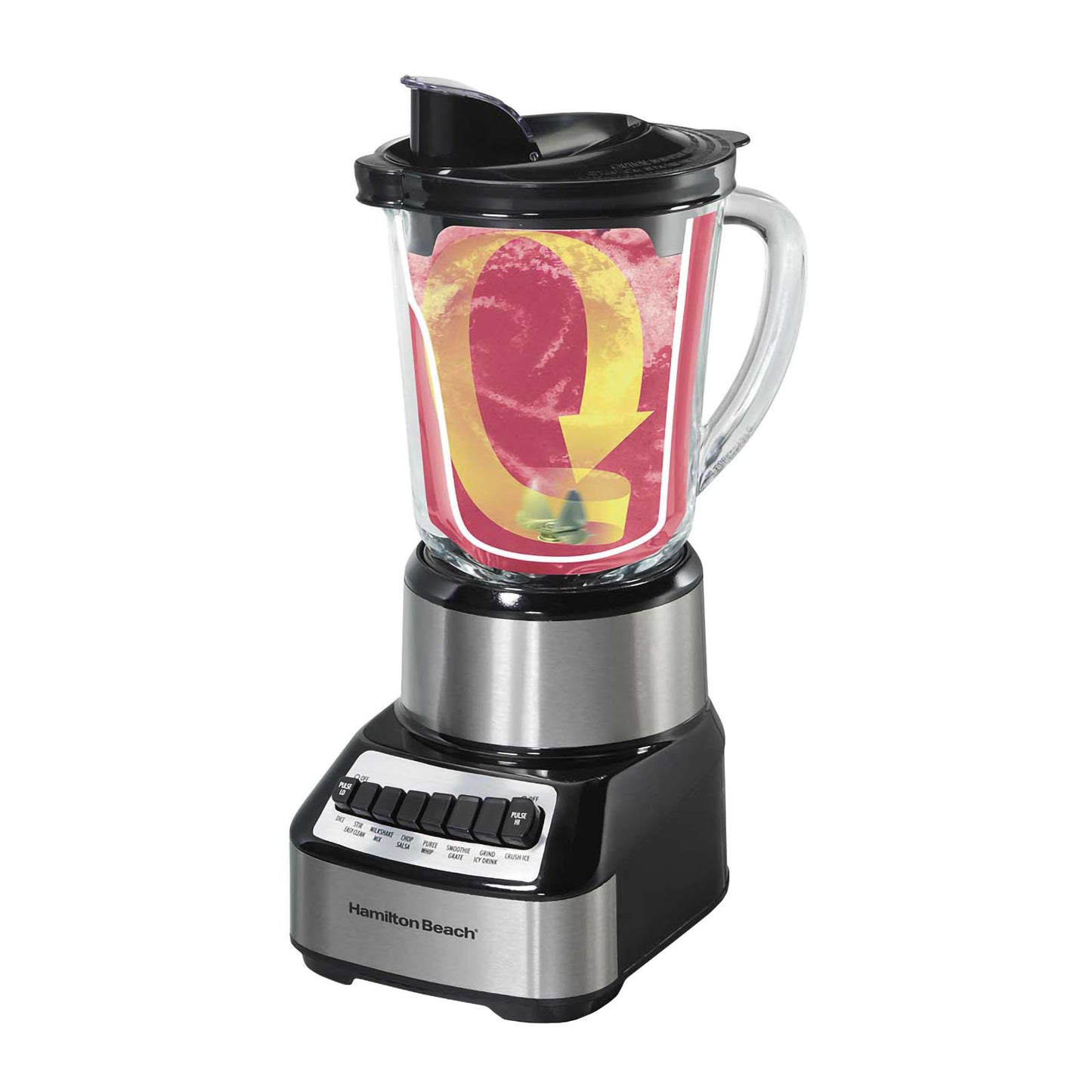 Licuadora Hamilton Beach Vaso de Vidrio 1.1 Litros Wave Crusher Gris 54221G