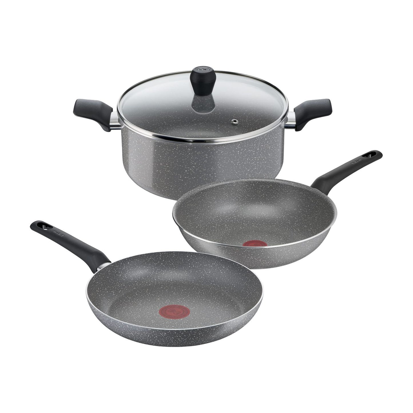 Batería de Cocina T-fal Talent Stone 12 Piezas Gris 5821600