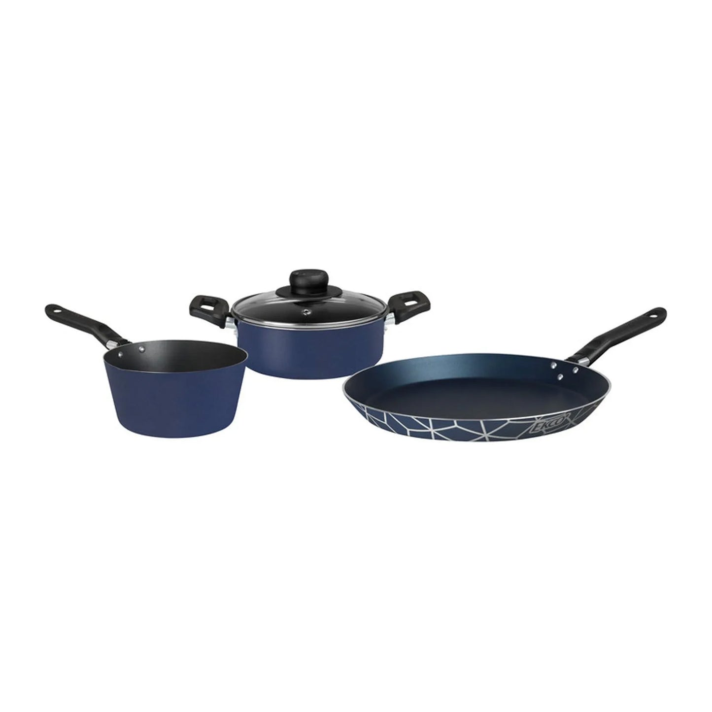 Batería de Cocina Ecko One 7 Piezas Azul 58524