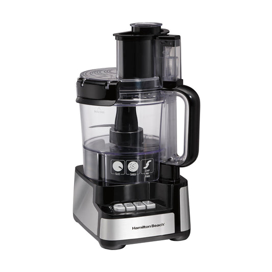 Procesador de Alimentos Hamilton Beach Stack & Snap 2.8 Litros Negro 70725