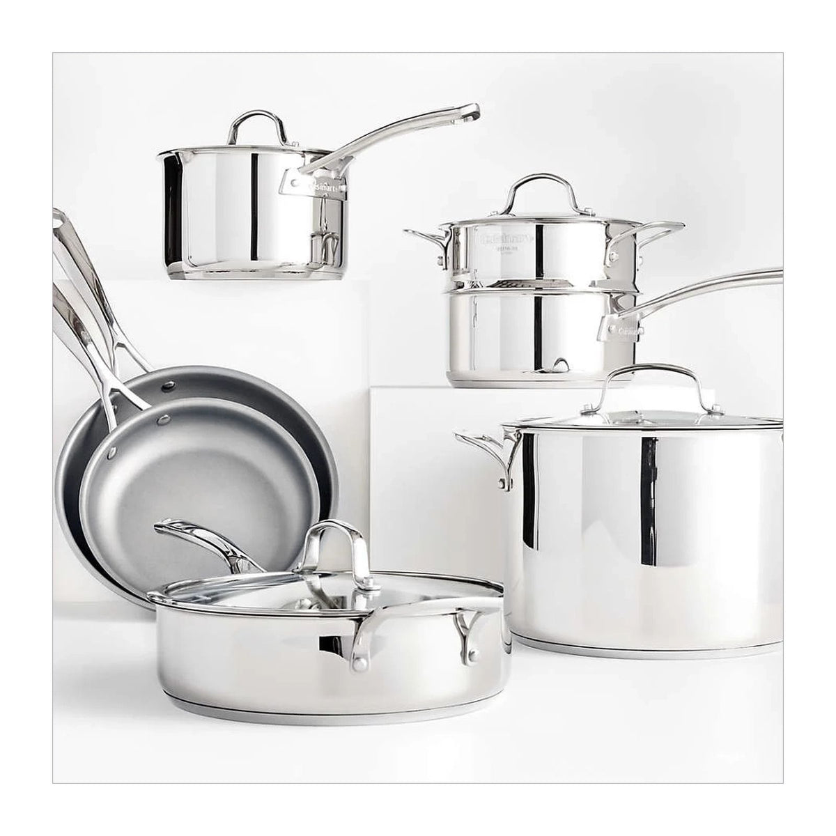 Batería de Cocina Cuisinart Forever Stainless 11 Piezas Gris 95-11ES