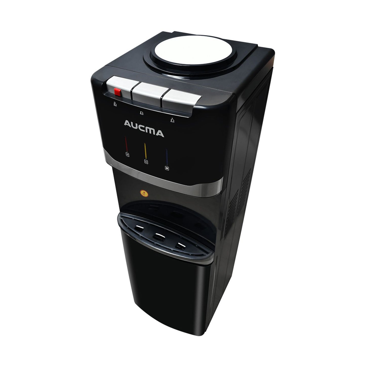 Dispensador de Agua Aucma con Gabinete Negro AKWDT-3XGCHS