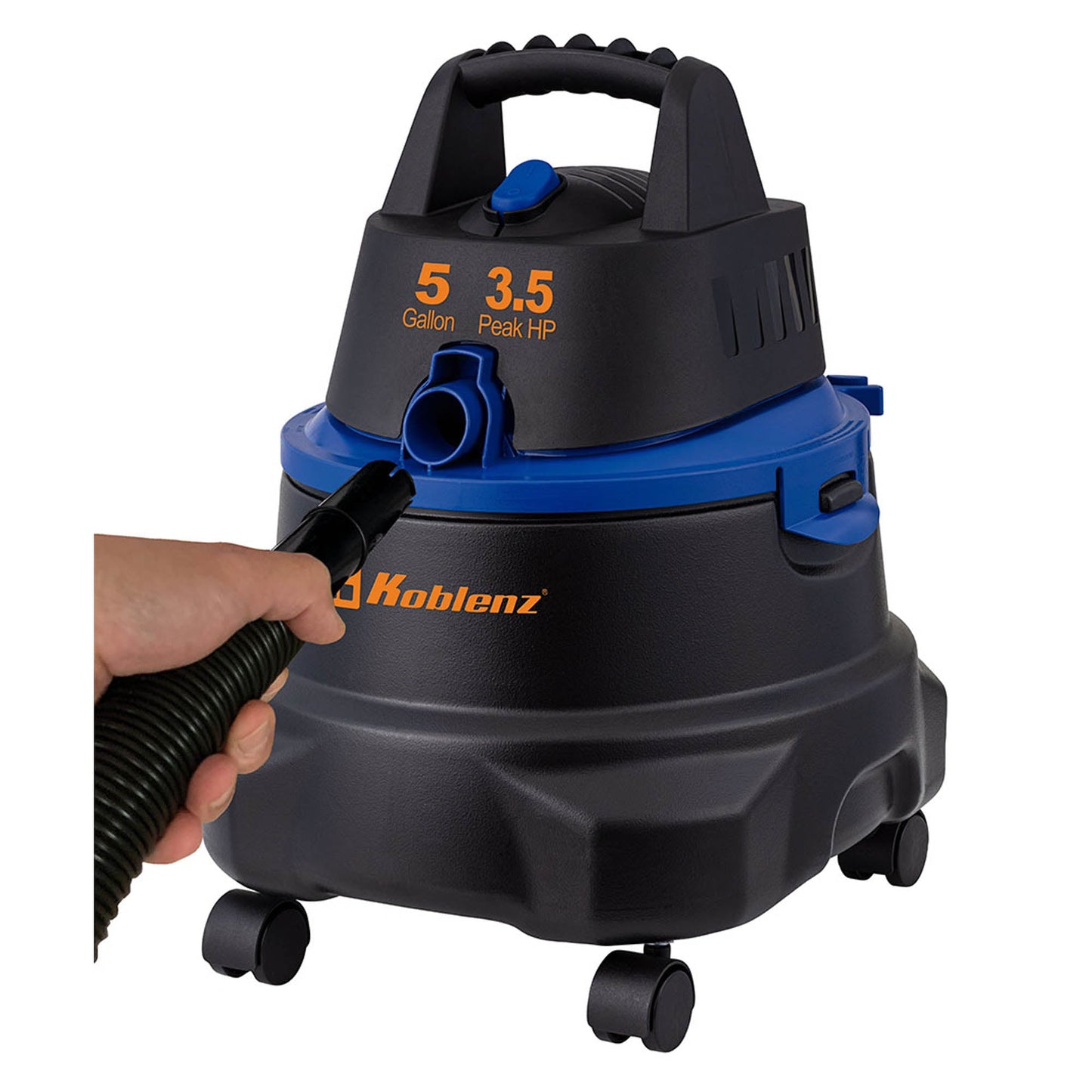 Aspiradora de Alta Potencia Seco / Mojado 5 Galones Koblenz WD-5MA