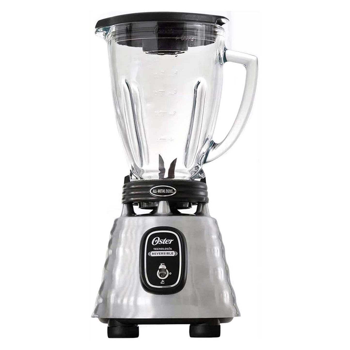 Licuadora Clásica Oster Vaso de Vidrio 1.5 Litros Gris BLSTBESTE-013