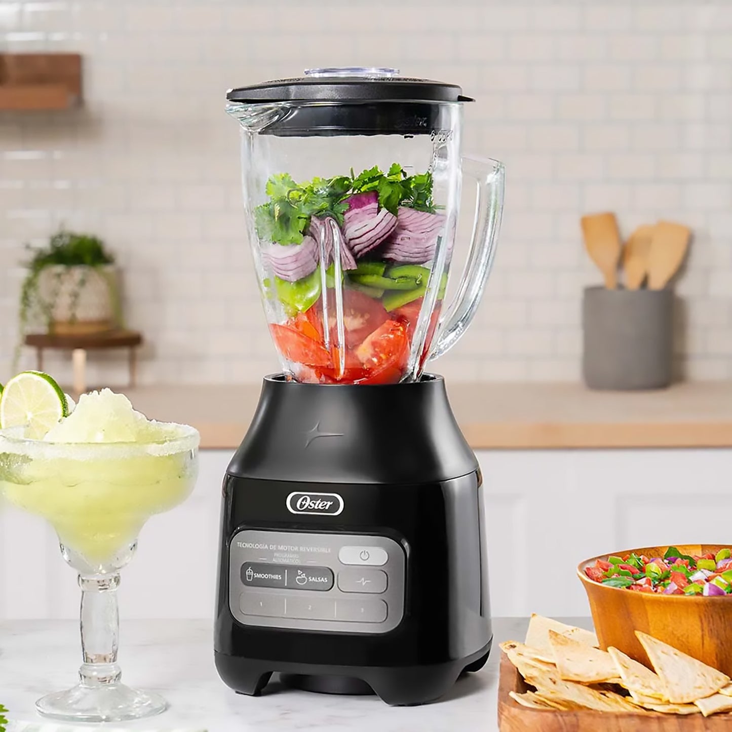Licuadora Oster Vaso de Vidrio 1.5 Litros BLSTPEG-BRT