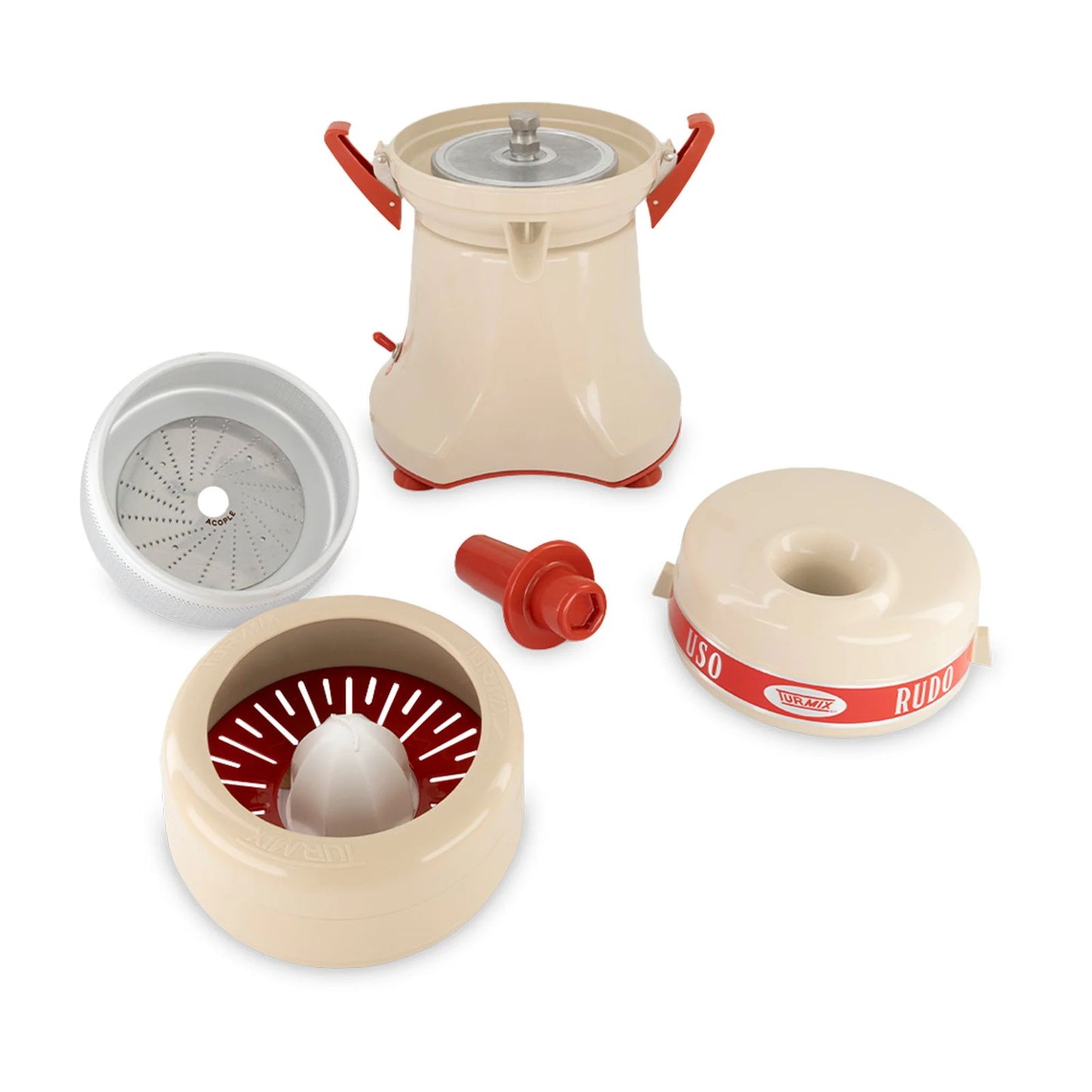Extractor de Jugos y Exprimidor de Cítricos Turmix Uso Rudo Beige + Set de 4 Vasos BNDL03202605
