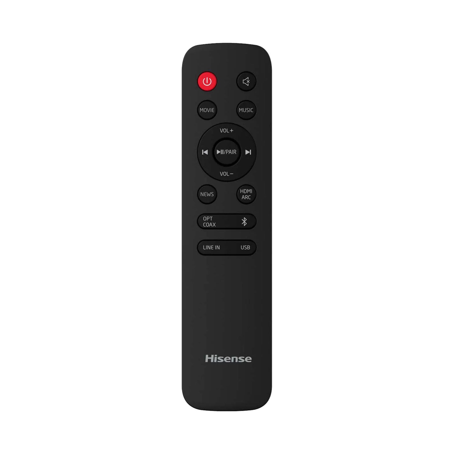 Barra de Sonido Hisense 2.0 Canales Negro HS-205