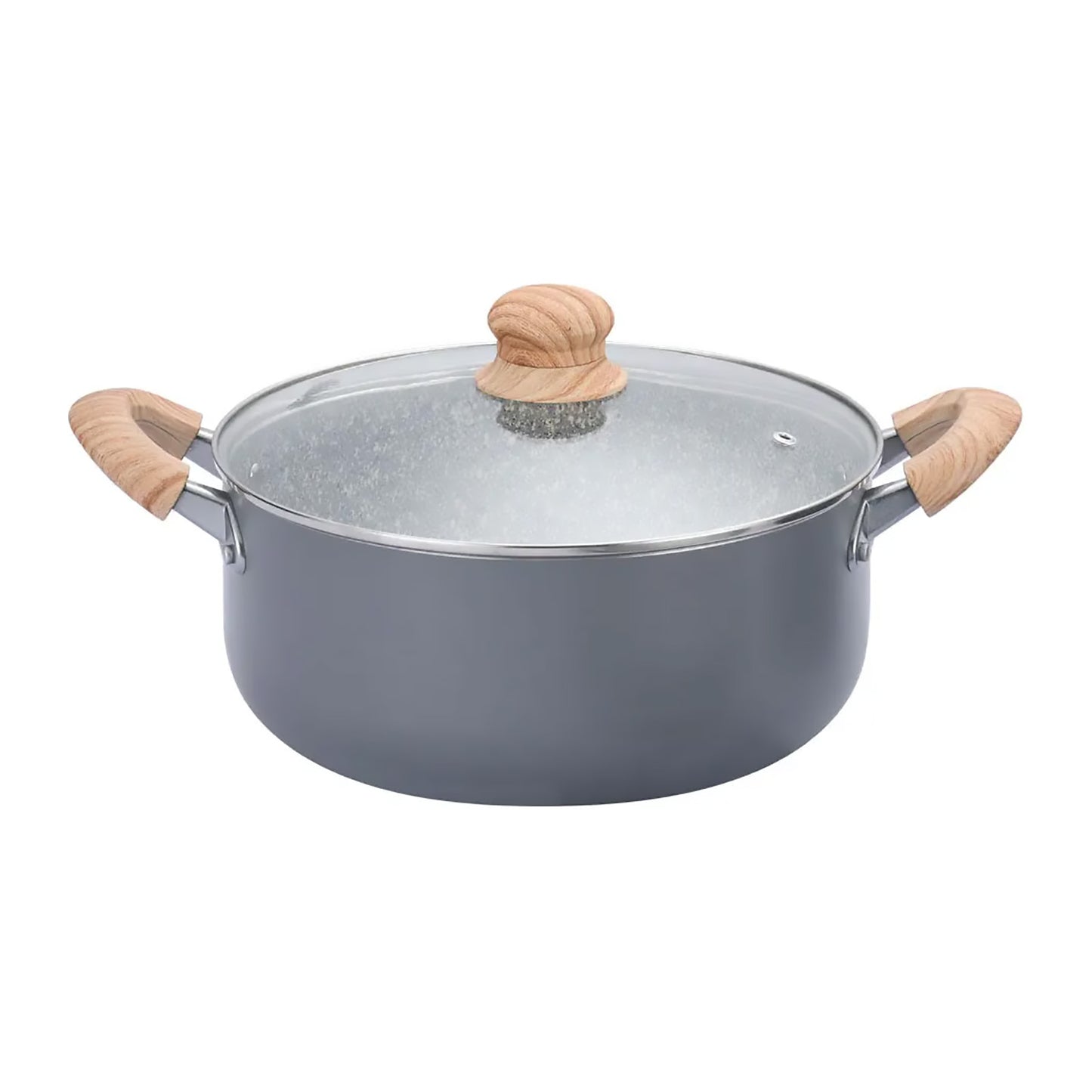 Batería de Cocina Hudson 5 Piezas Antiadherente Granito GRA01