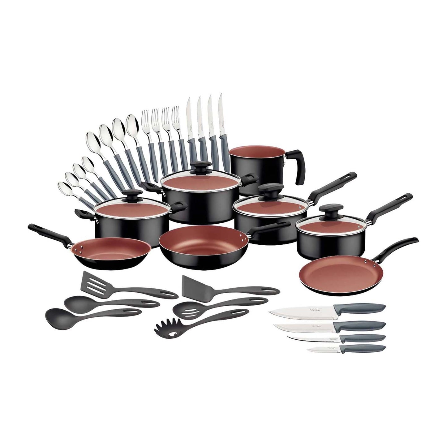 Batería de Cocina Tramontina 38 Piezas 27899-369