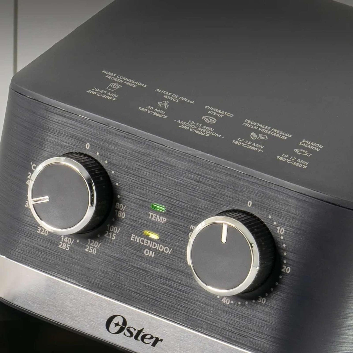 Freidora de Aire Oster DiamondForce 4 Litros Negra CKSTAF401MDF