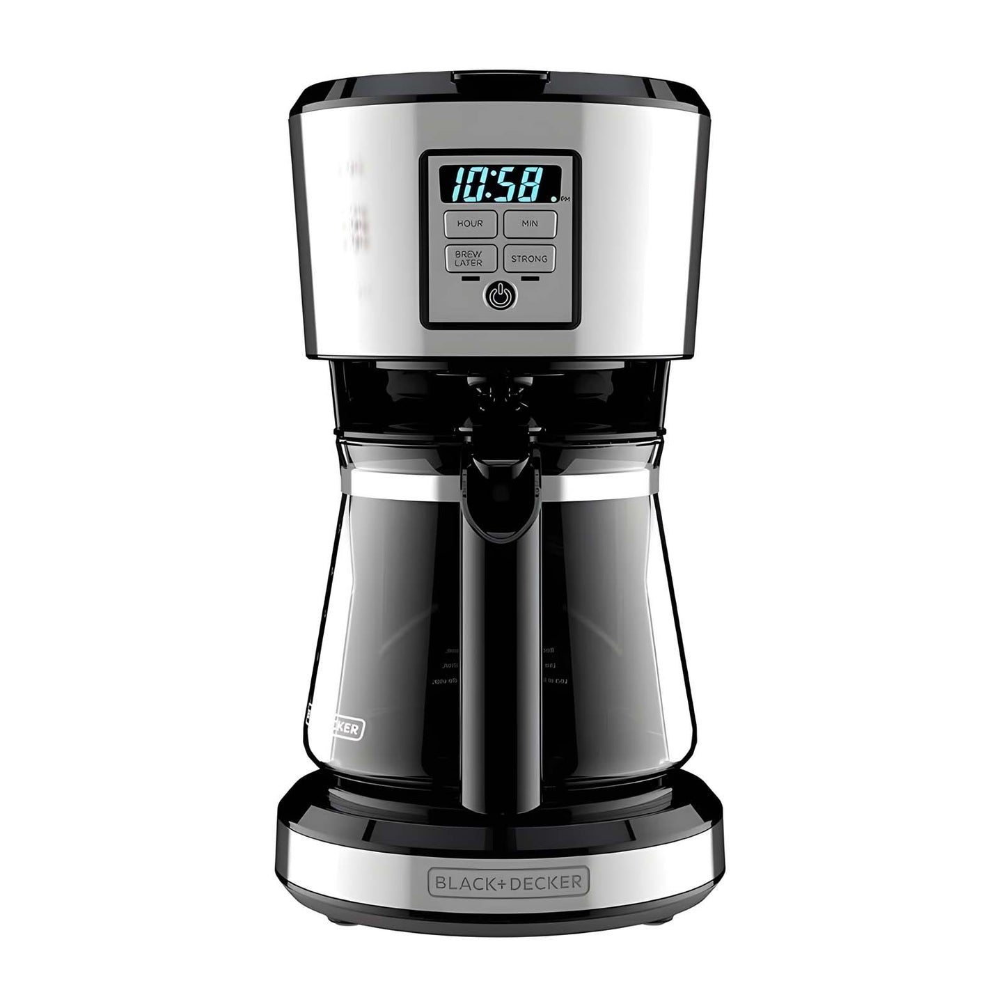 Cafetera Programable Black+Decker 12 Tazas CM1231S-LA-NE