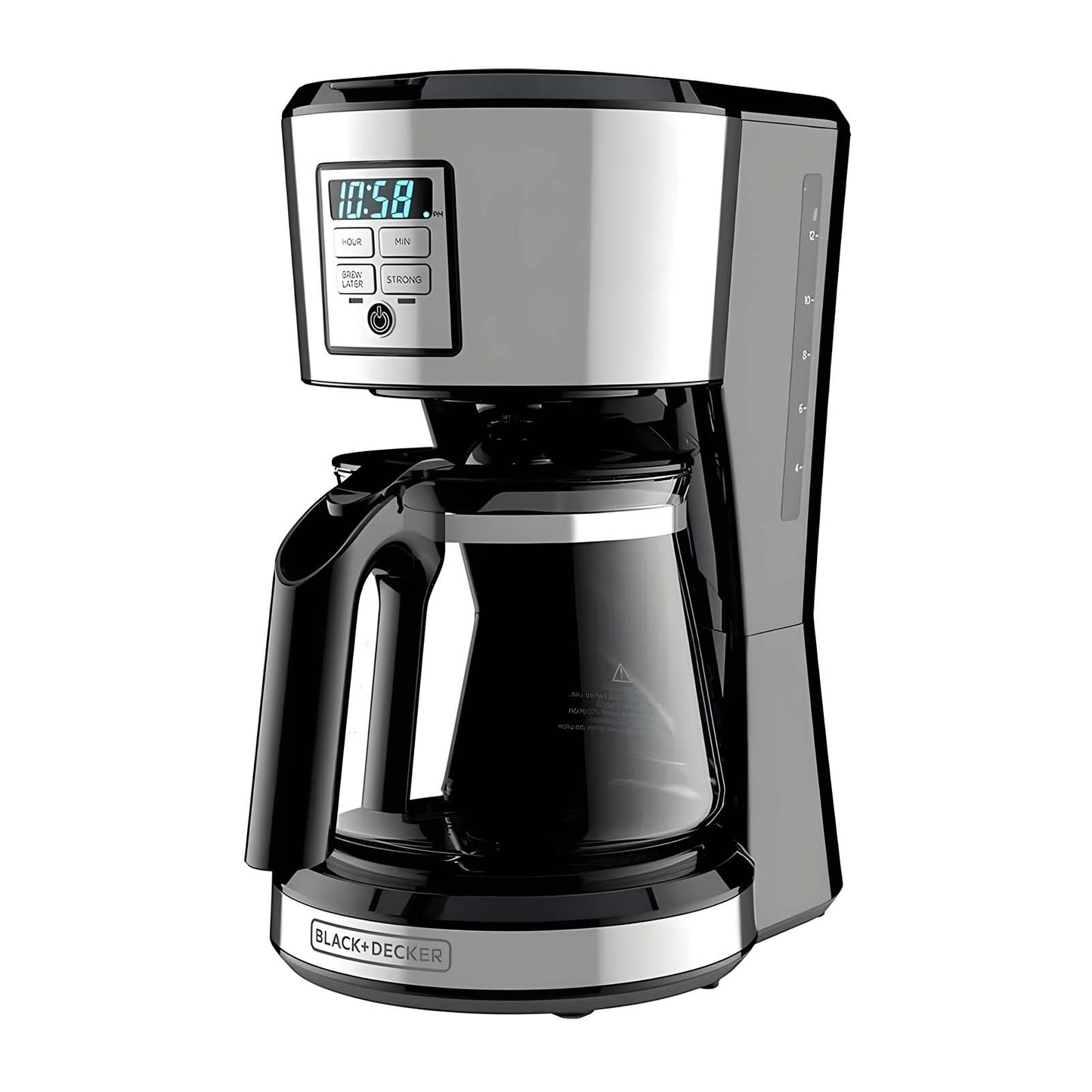 Cafetera Programable Black+Decker 12 Tazas CM1231S-LA-NE