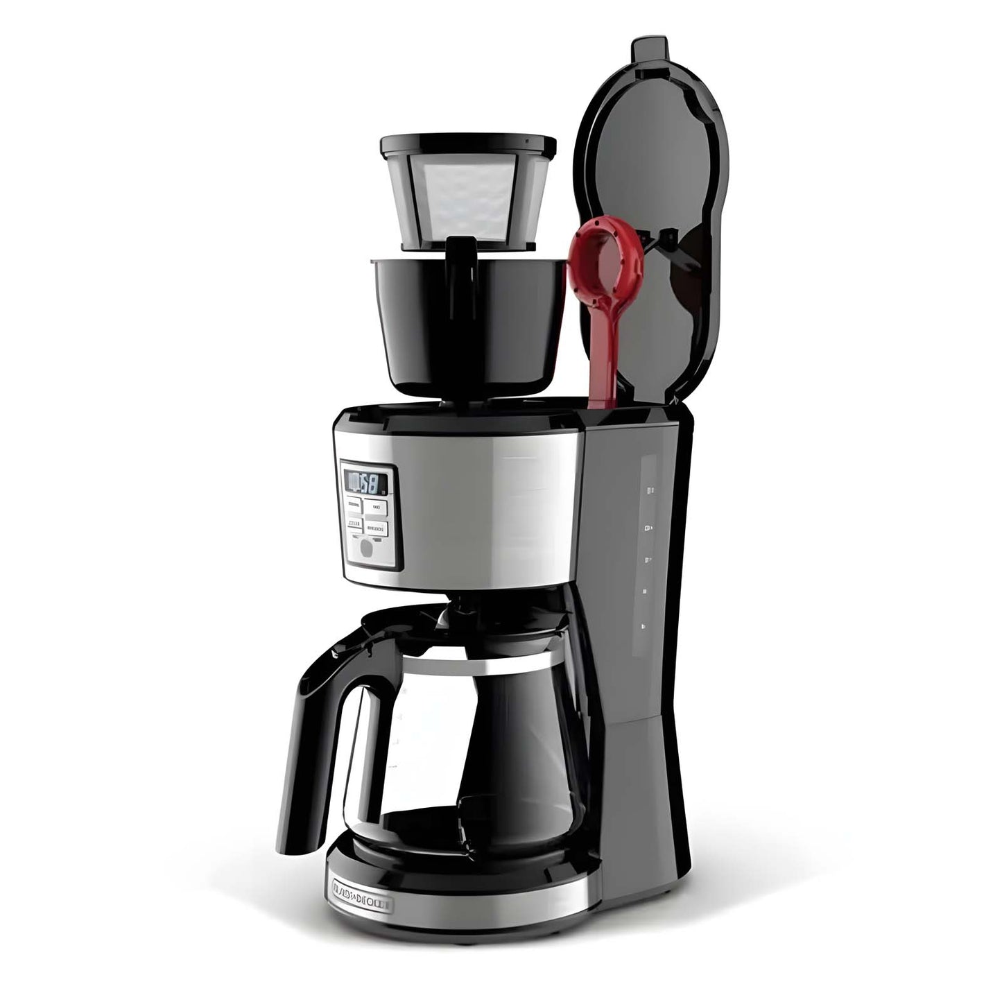 Cafetera Programable Black+Decker 12 Tazas CM1231S-LA-NE