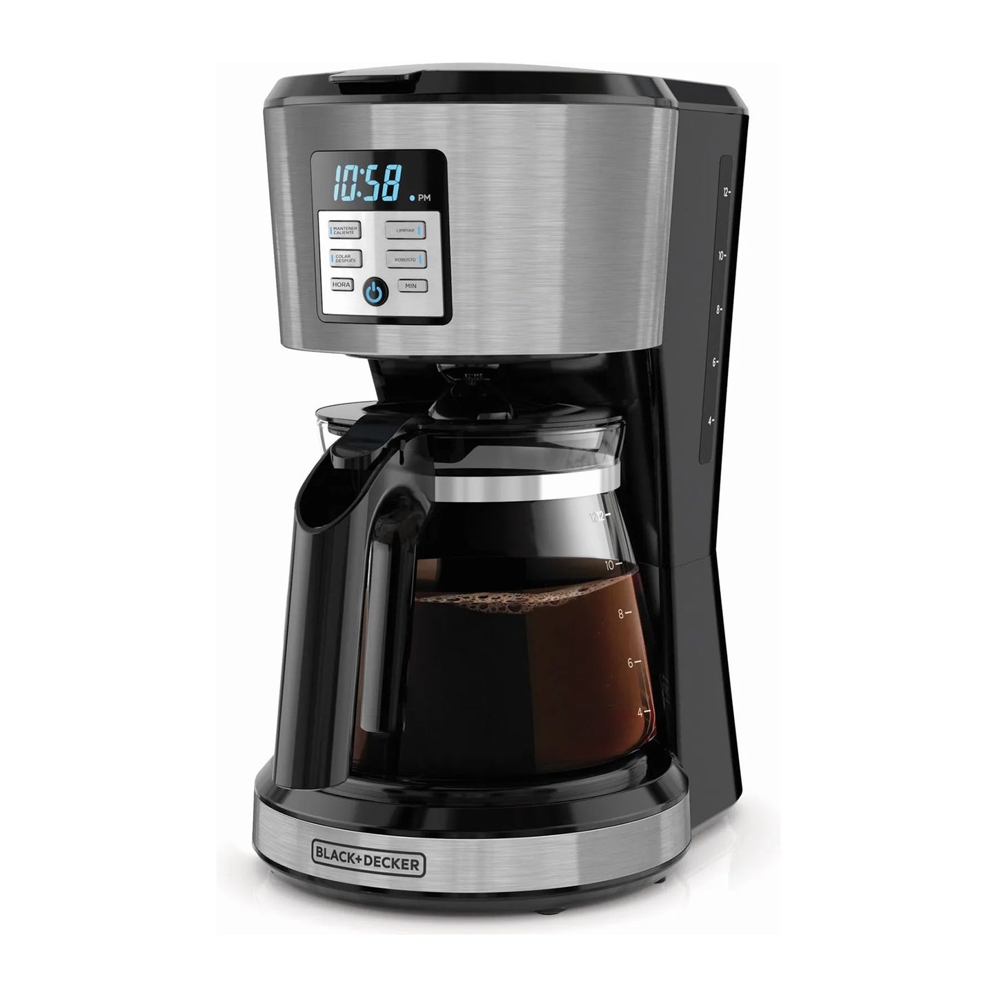 Cafetera Programable Black+Decker 12 Tazas CM1331S-LA