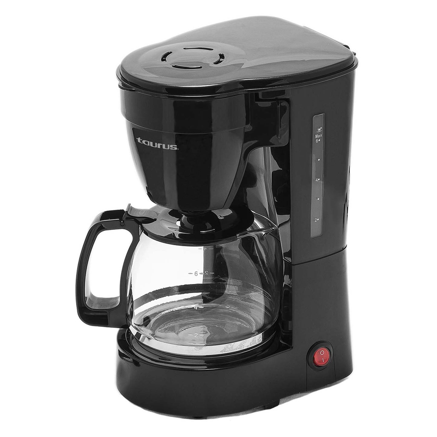 Cafetera con Filtro Permanente 6 Tazas Taurus C6T-BLACK