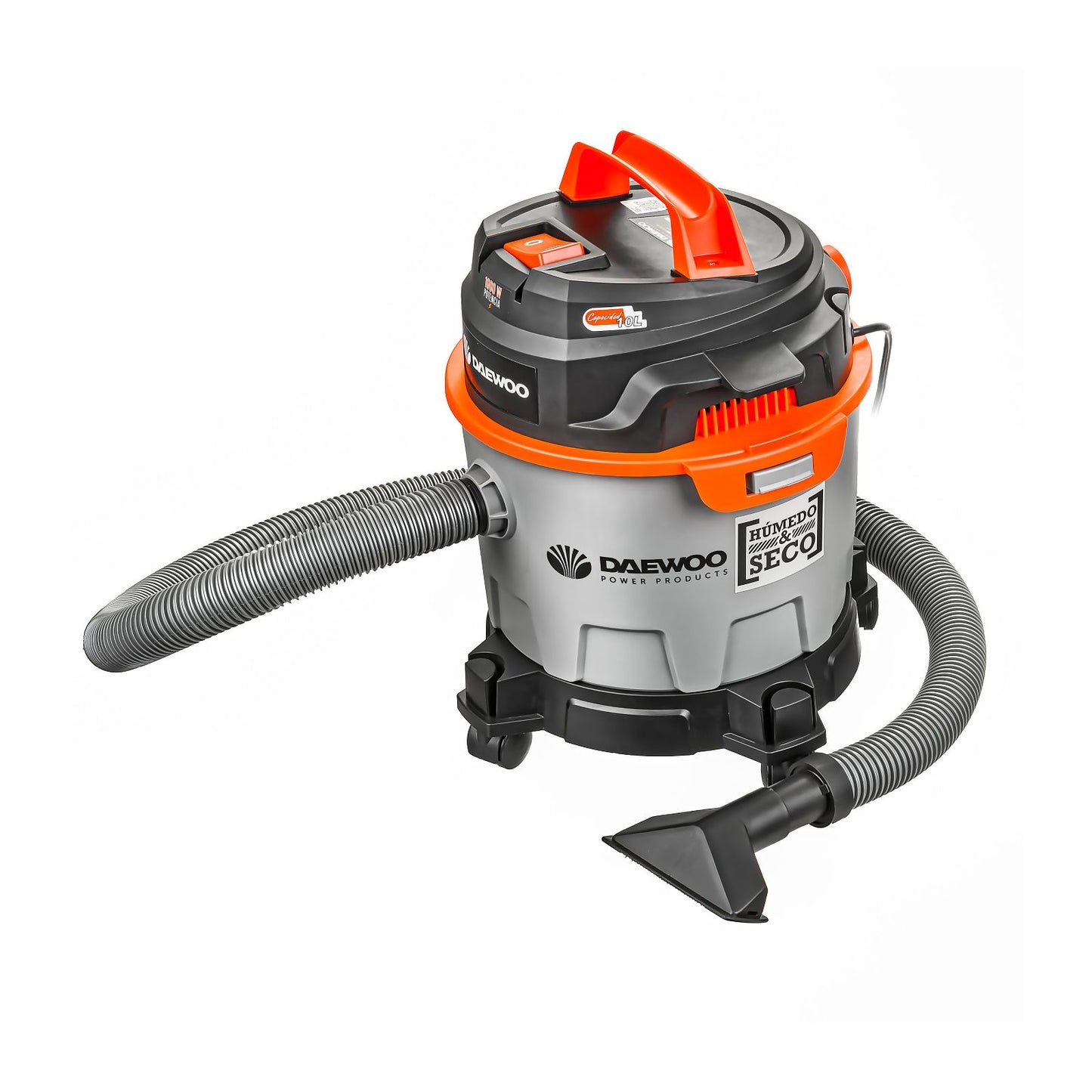 Aspiradora Daewoo 10 Litros para Sólidos y Líquidos Gris DAVC90-10L