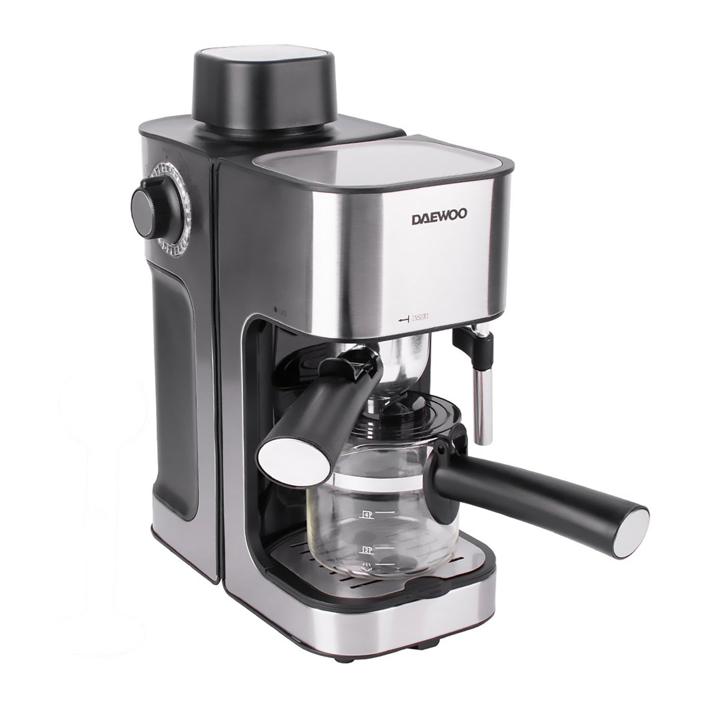 Cafetera para Espresso Daewoo 0.4 Litros Negra DES-485