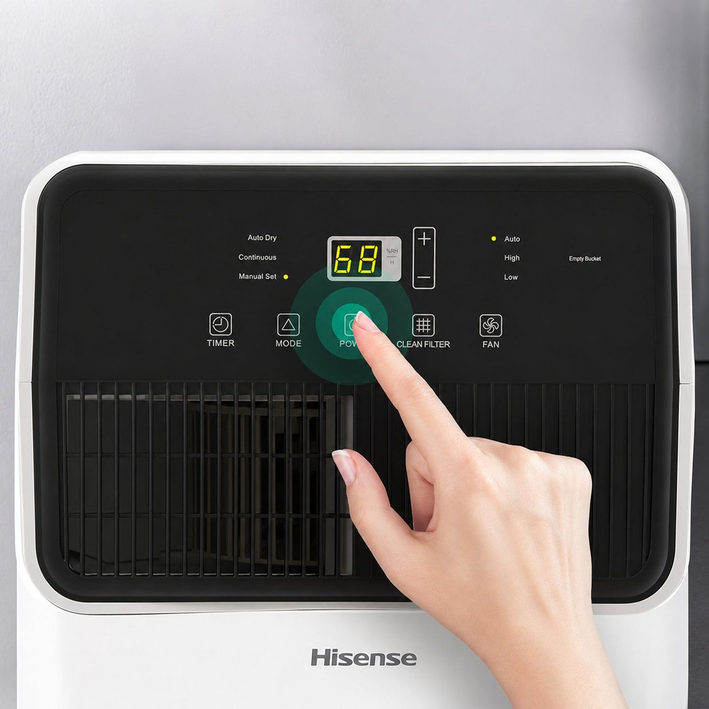 Deshumidificador Hisense 23.7 Litros Blanco DH50K1R2