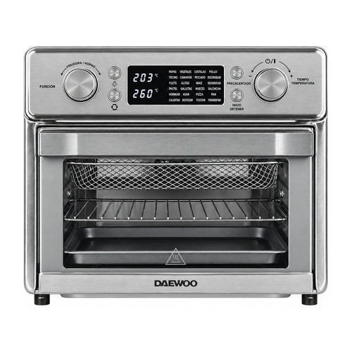 Horno Eléctrico con Freidora de Aire Daewoo 25 Litros Gris DI-250ED-AF