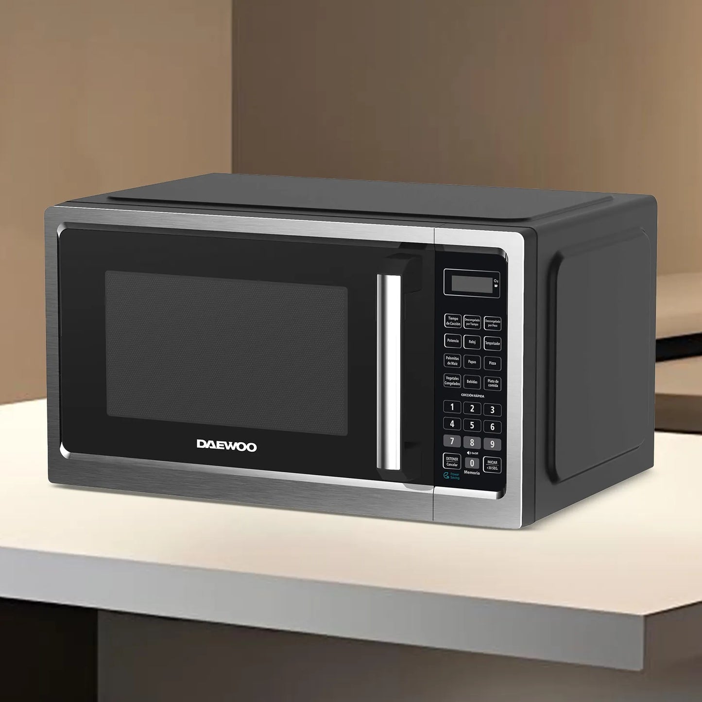 Horno de Microondas Daewoo 0.7 Pies Cúbicos Gris DMM-0710MS