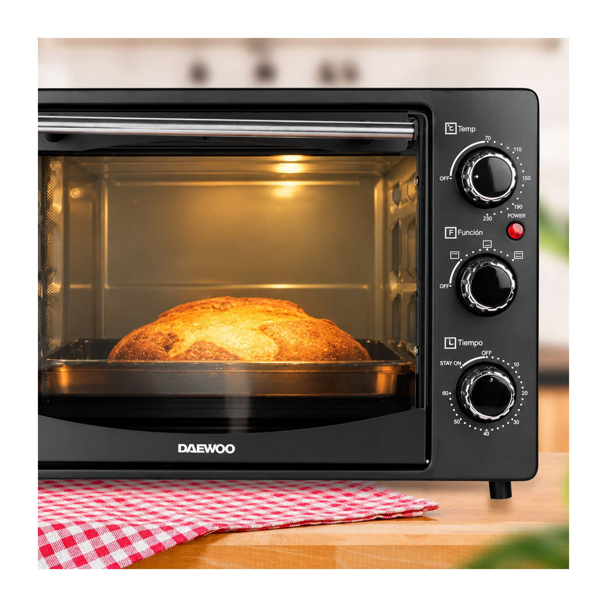 Horno Eléctrico Daewoo 20 Litros Negro DOT-1657