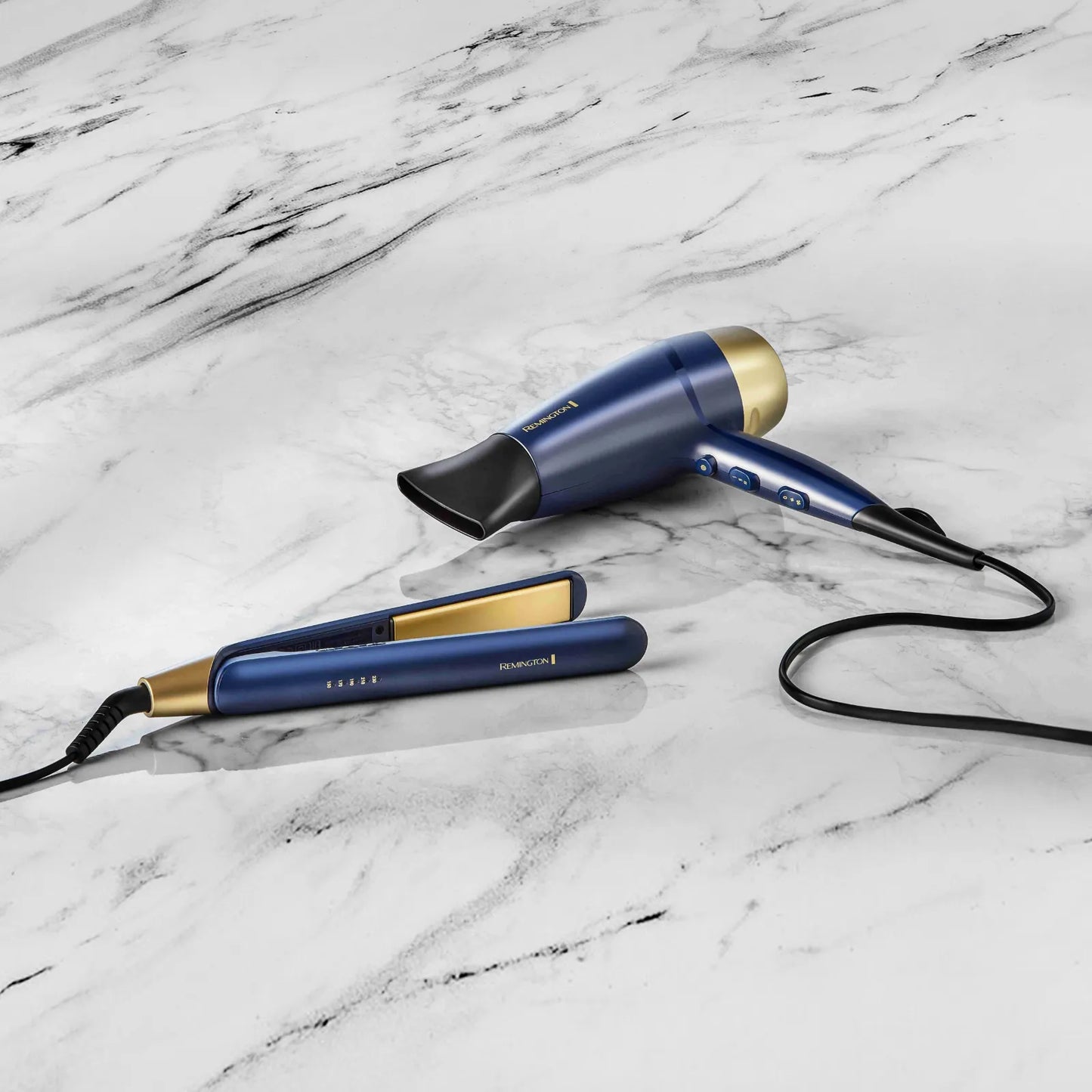 Kit Sapphire Lux Remington Plancha + Sacadora DS5805GP