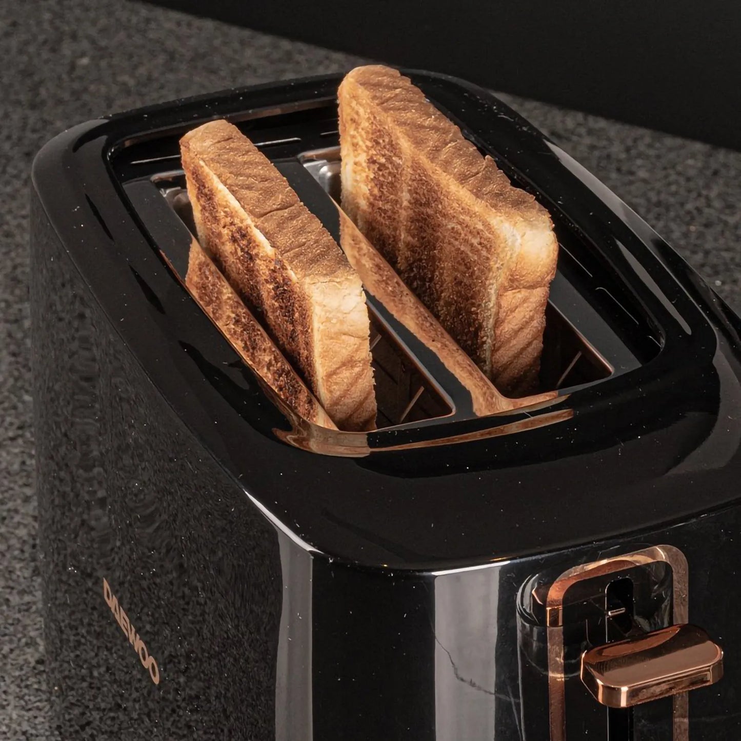 Tostador de Pan Daewoo 2 Rebanadas Negro DST-6564