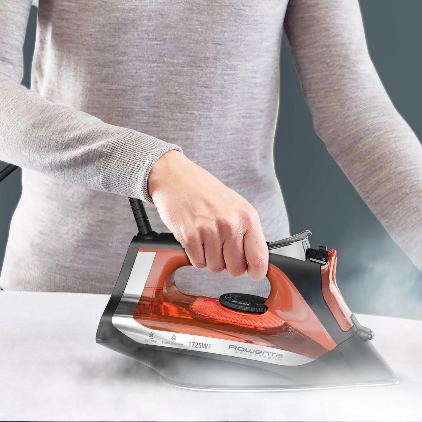 Plancha de Vapor Rowenta Access Roja DW2360U1