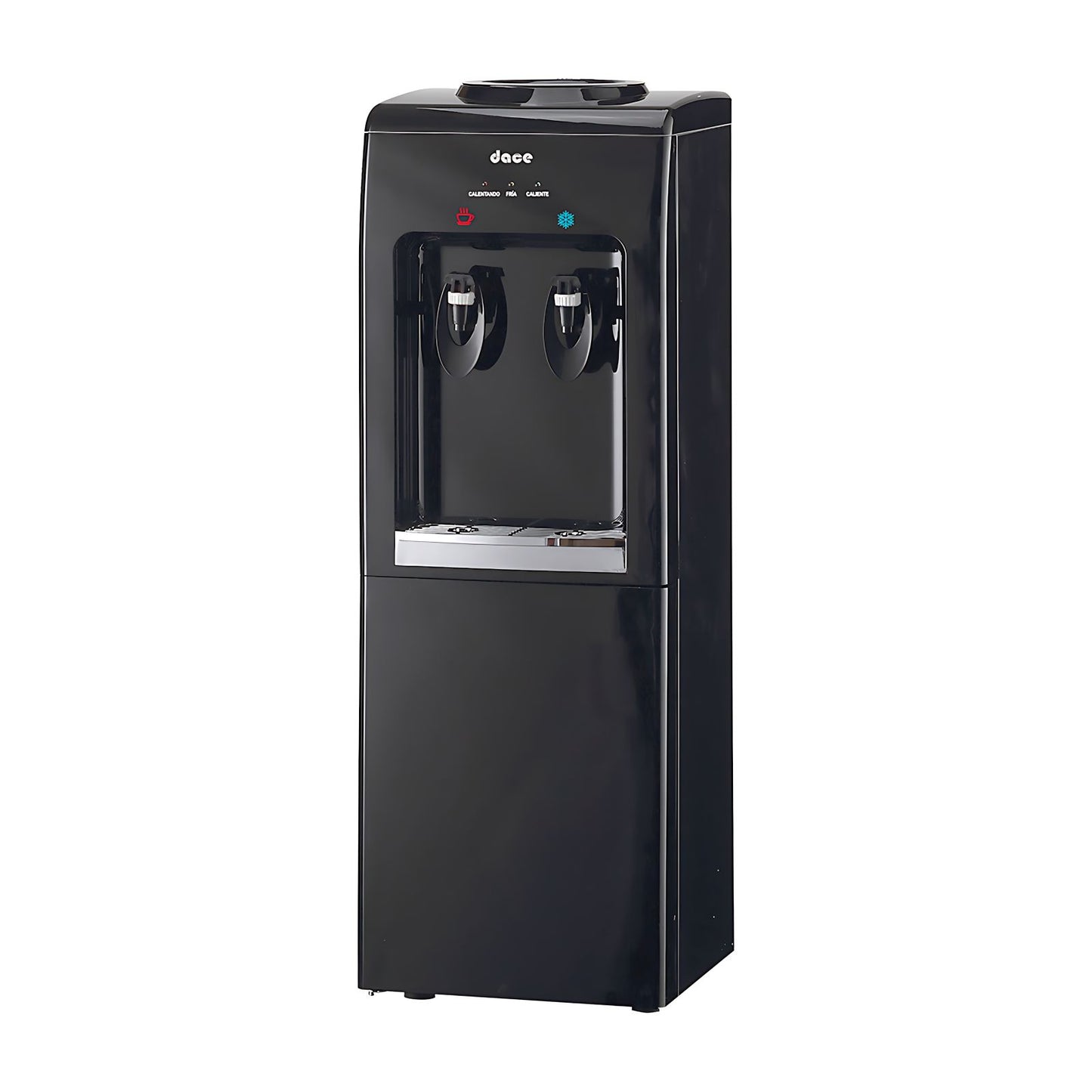 Dispensador de Agua Termoeléctrico Dace con Gabinete de Almacenamiento Negro EAPT02