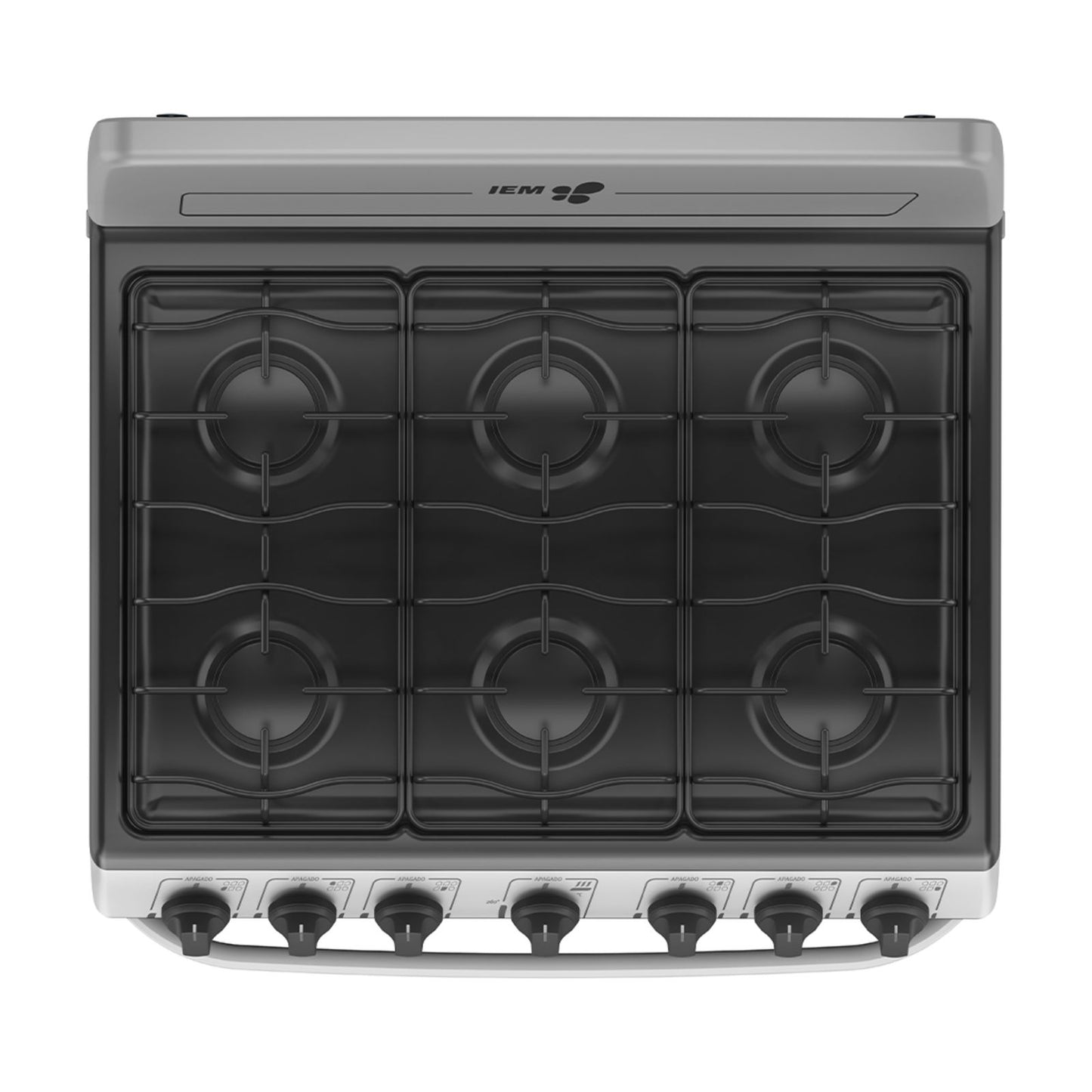 Estufa de Piso Mabe 30 Pulgadas 6 Quemadores Gris EI3020BAPS1
