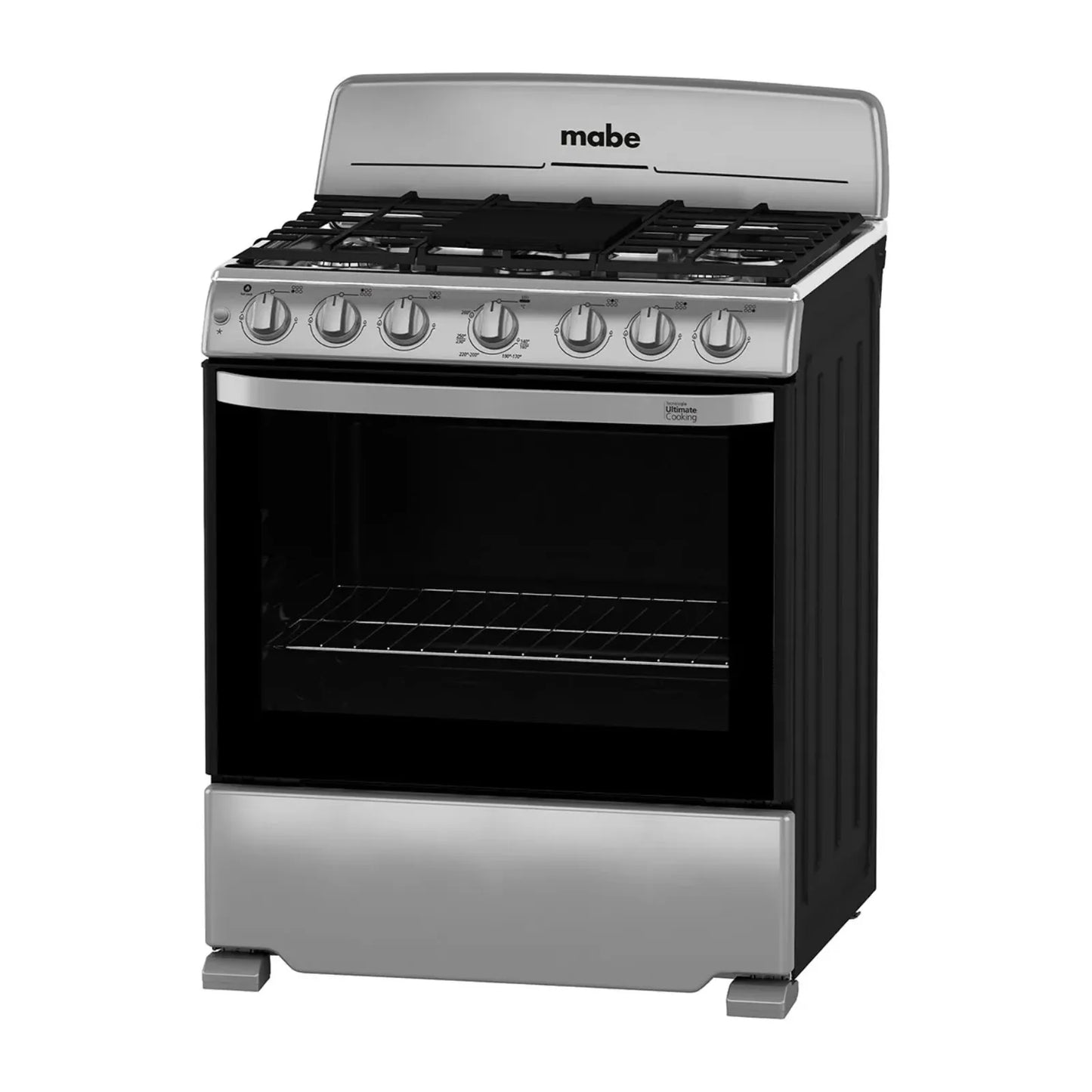 Estufa Mabe 30 Pulgadas 6 Quemadores Gris EM7654BFIS3