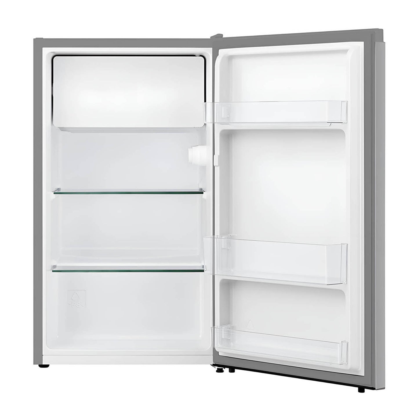 Frigobar Hisense 3.3 p3 color gris con congelador RR33D6AGX1