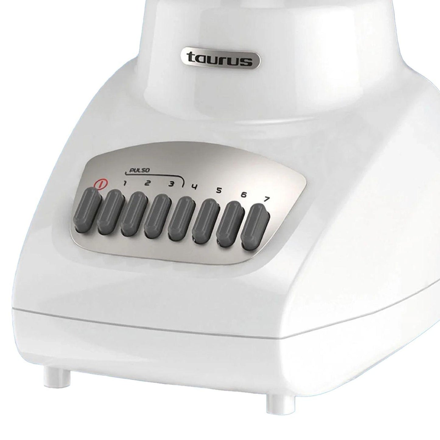 Licuadora Taurus Gaudí Vaso de Vidrio 1.5 Litros Blanca