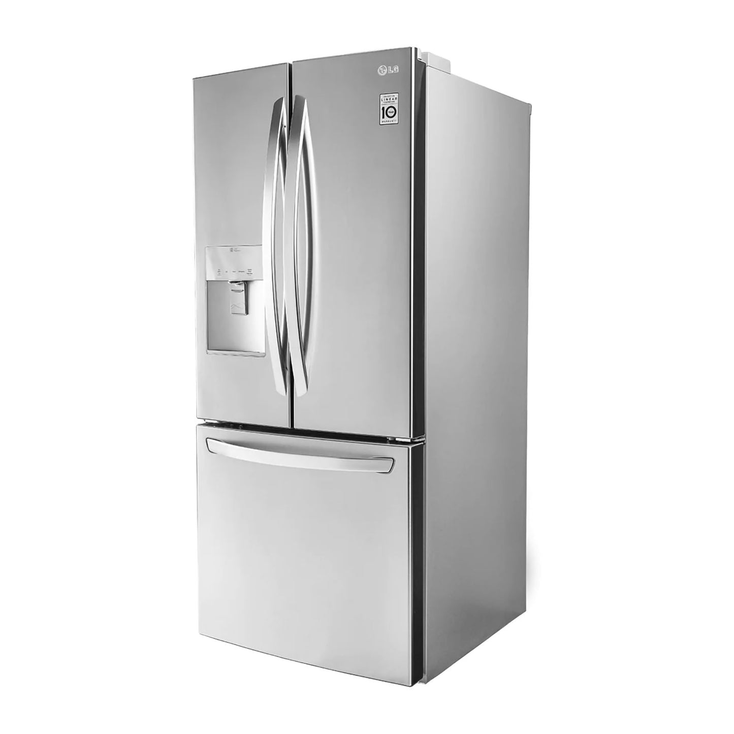 Refrigerador LG 22 Pies Cúbicos French Door Gris GF22WGS
