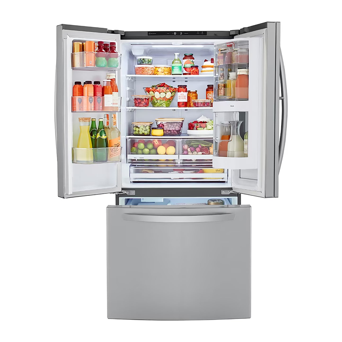 Refrigerador LG 25 Pies Cúbicos French Door Instaview GM25BQS