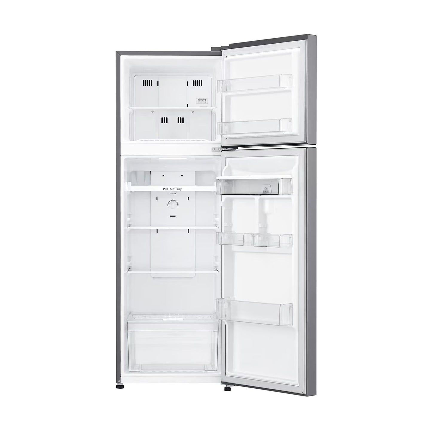 Refrigerador Smart Inverter LG 9 Pies Cúbicos Top Freezer Gris GT32WP