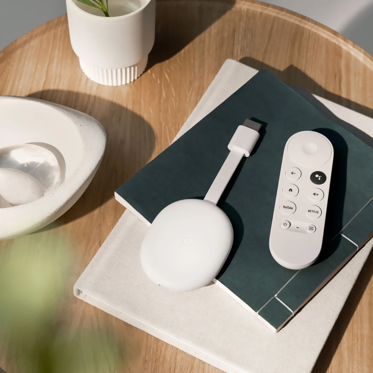 Chromecast con Google TV HD Blanco