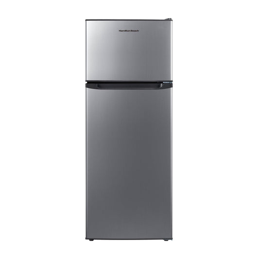 Refrigerador Hamilton Beach 8 Pies Cúbicos Top Mount Gris HBR80TS1E