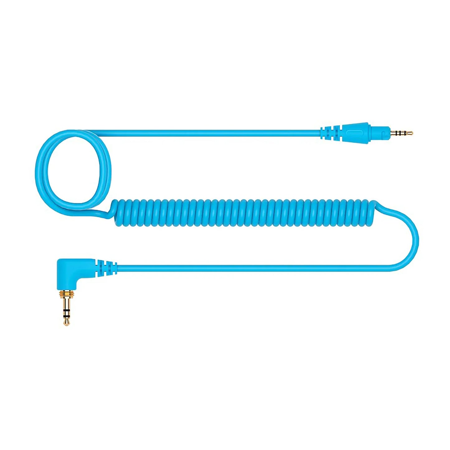 Cable en Espiral y Almohadillas para Oídos Azul HC-CP08-L