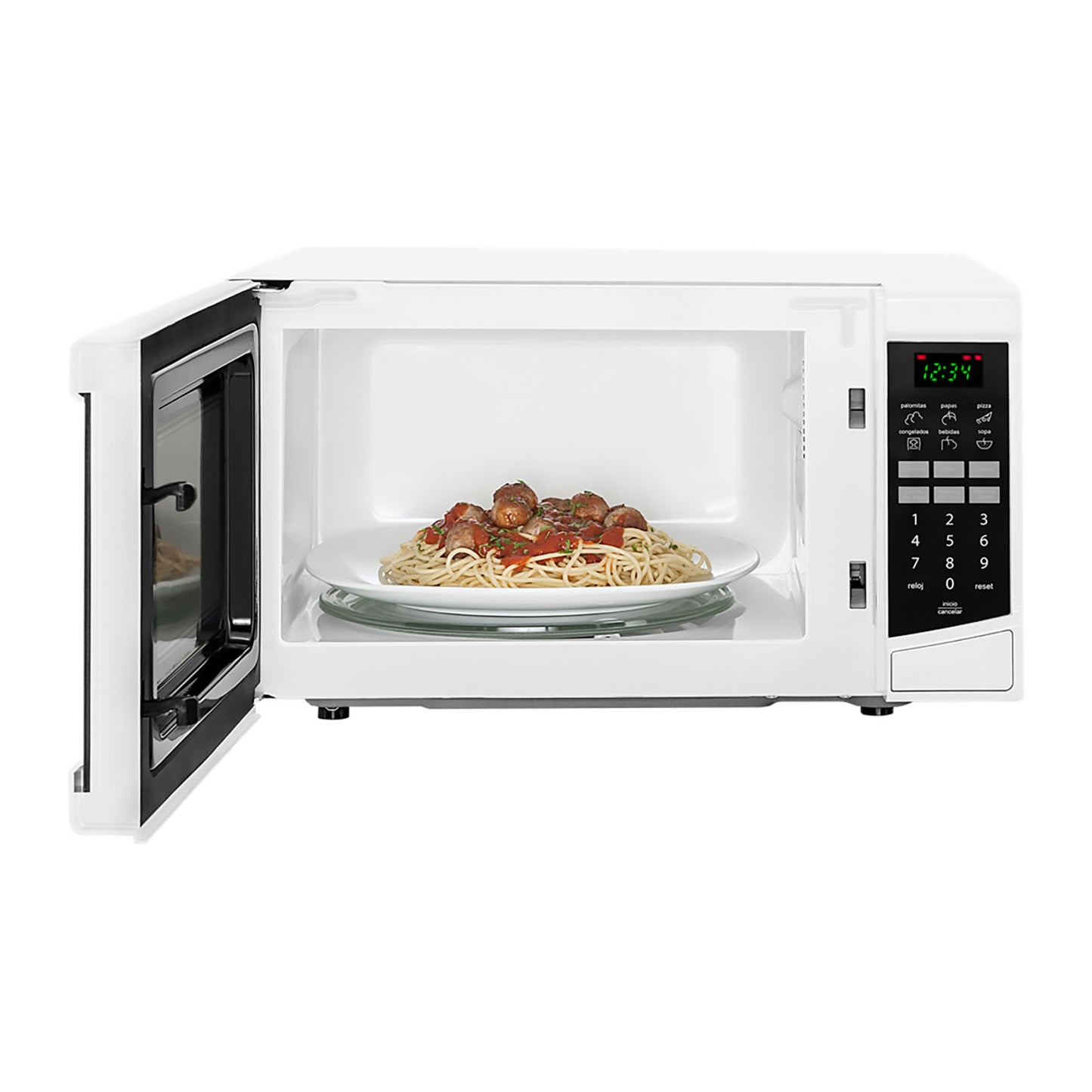 Horno de Microondas Mabe 0.7 Pies Cúbicos Blanco HMM700WK