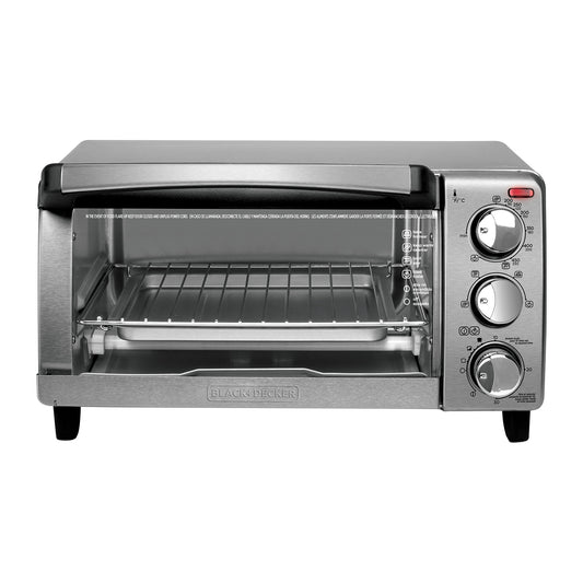 Horno Tostador Black+Decker de 4 Rebanadas TO1760SS-LA