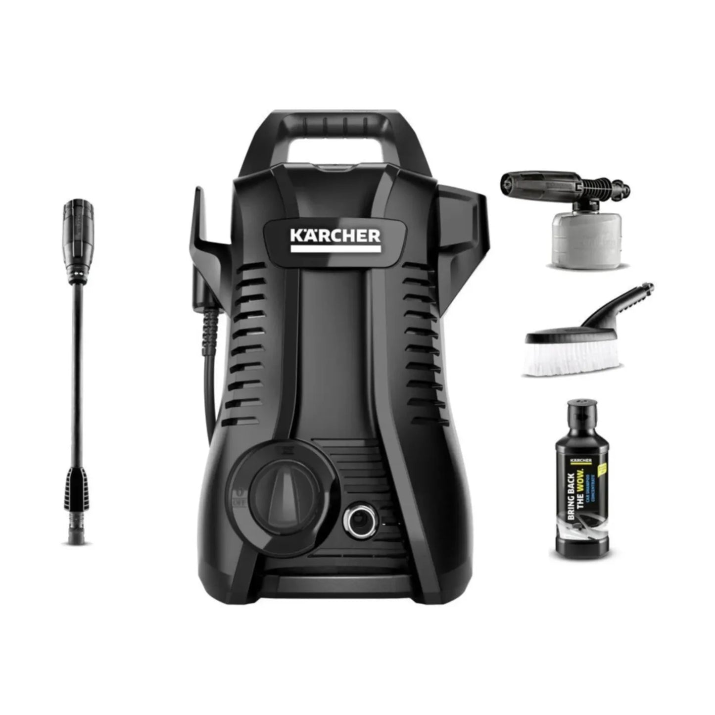 Hidrolavadora Karcher K2 Basic Car Kit Negra