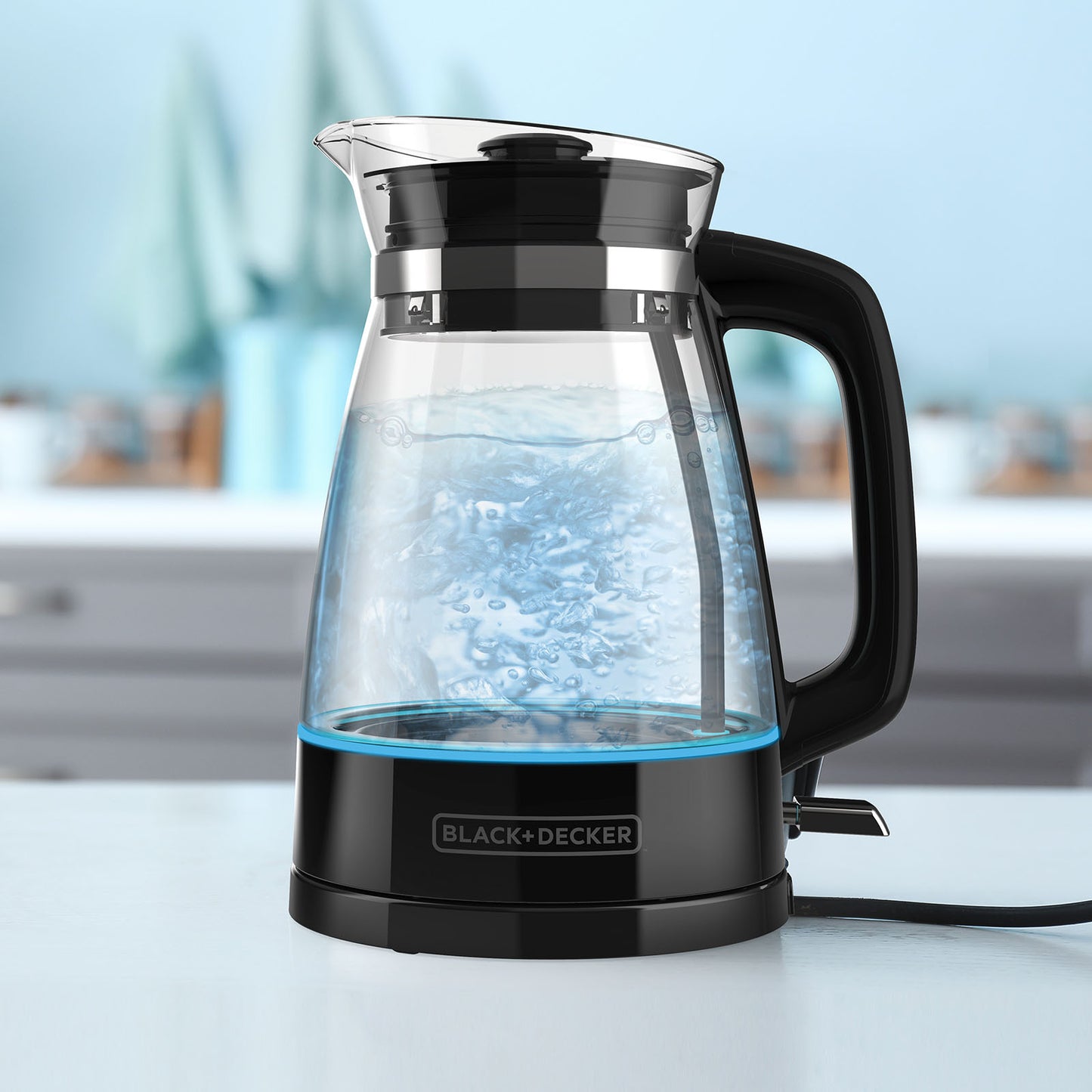 Jarra Eléctrica Black+Decker 1.7 Litros Negra KE7000B-LA