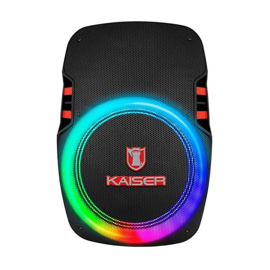 Bafle Recargable Kaiser 15 Pulgadas con Micrófono y Tripié KSE-1015MX