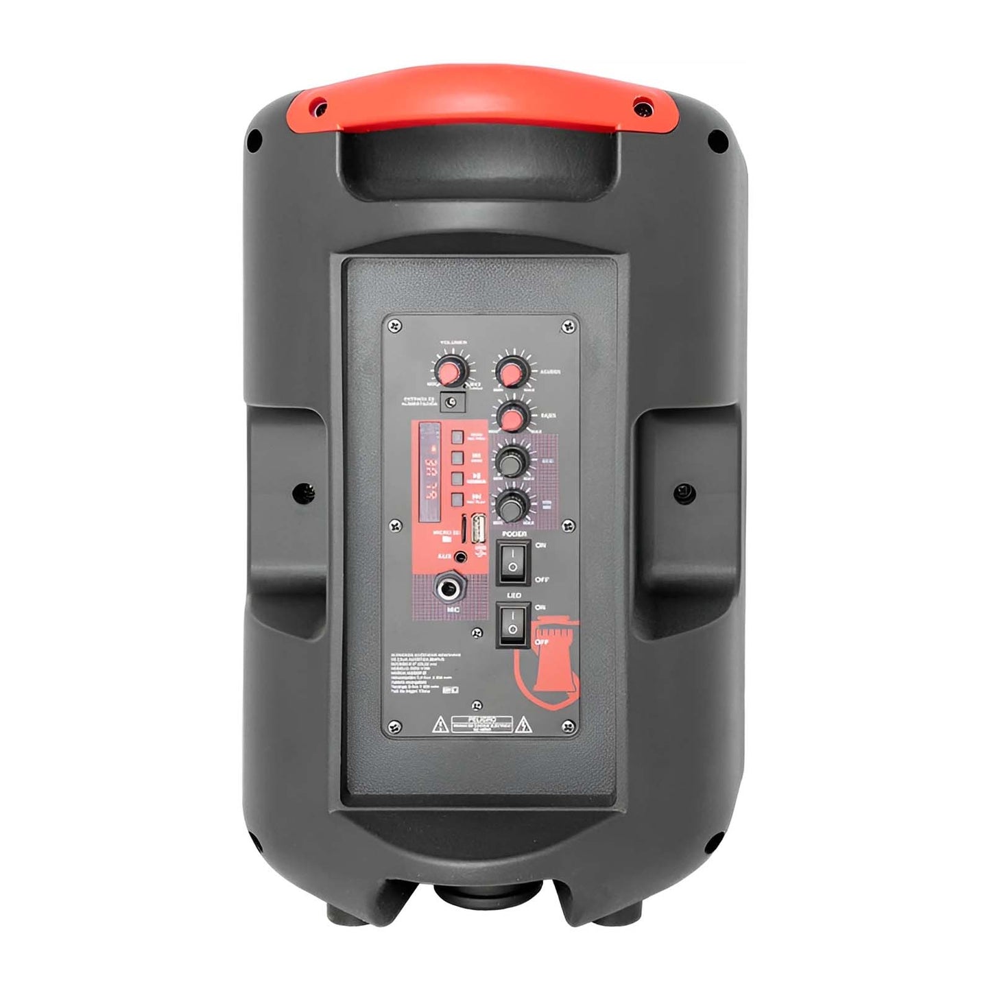 Bafle Profesional Recargable KSR 8 Pulgadas con Micrófono KSW-1108