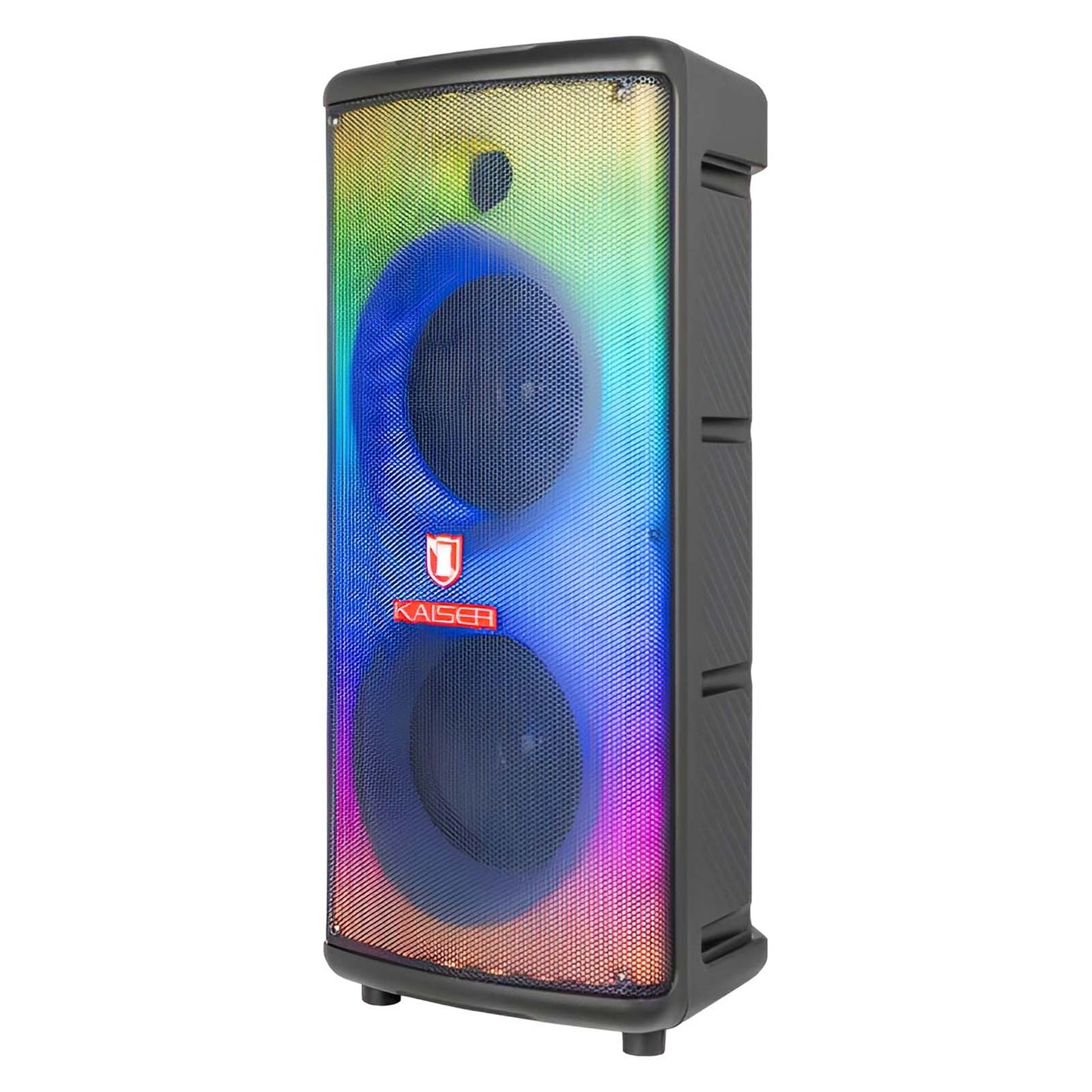 Bafle Profesional Recargable KSR 2 x 6.5 Pulgadas con Micrófono KSW-2066